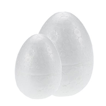 3 huevos poliespán 9 cm. Fixo 68008000