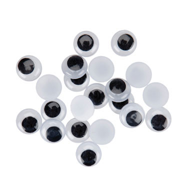 40 ojos negros ovalados 10 mm. Fixo 68010700