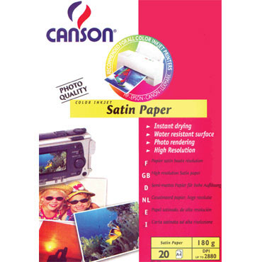 Satin Paper 180g A4 PQ20 Canson