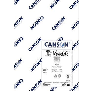 PQ120 cartulinas Iris colores pastel 185 g/m² 50x65 cm. Canson C612712004