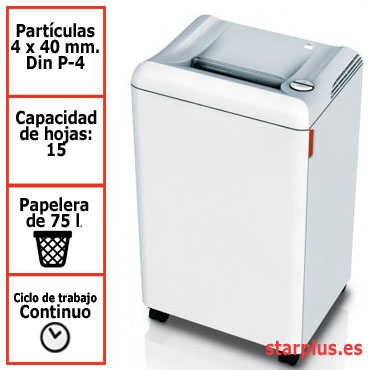 Destructora IDEAL 2503C para uso departamental