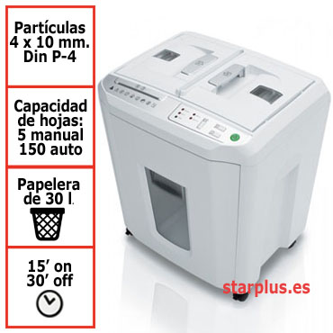 Destructora papel IDEAL 8280 auto-feed