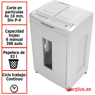 Destructora papel IDEAL 8285 auto-feed