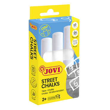 3 tizas Jumbo blancas Jovi 1031 3 tizas Jumbo blancas Jovi 1031