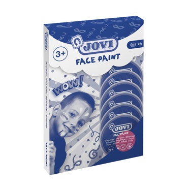 6 botes Face Paint 8ml. rosa Jovi 17107