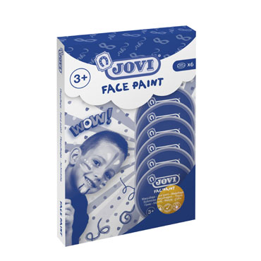 6 botes Face Paint 8ml. oro Jovi 17138