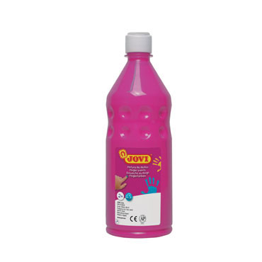 Pintura dedos magenta. Bote de 500 ml. Jovi 56108