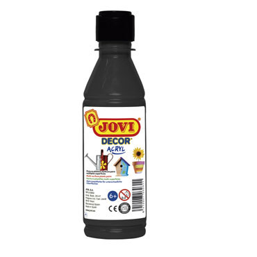 Pintura multisuperficie negra 250 ml. Jovi 68030