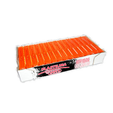 15 pastillas plastilina 150 g. naranja Jovi 7104