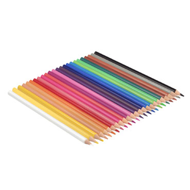 24 lápices de color sin madera Jovi 734/24