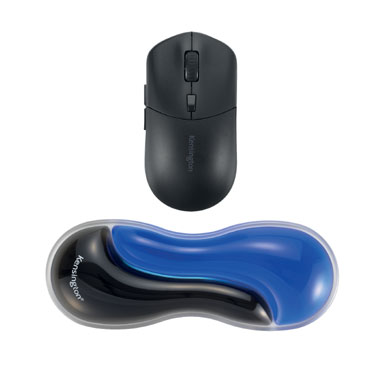 Reposamuñecas para ratón Kensington negro/azul K62439WW