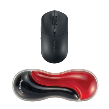 Reposamuñecas para ratón Kensington negro/rojo K62440WW