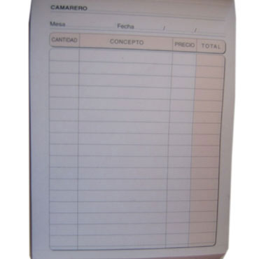 Talonario FACTURAS 4º apaisado triplicado Dohe 50068T