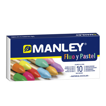 10 ceras Manley flúo y pastel 110 MNC00044