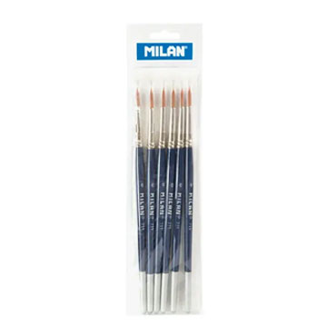 6 pinceles 711 nº 6 Milan 0471106B