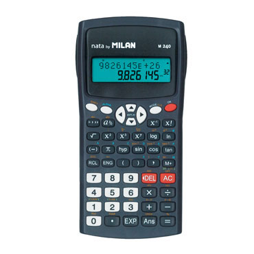 Calculadora científica negra Milan M240 159110KBL