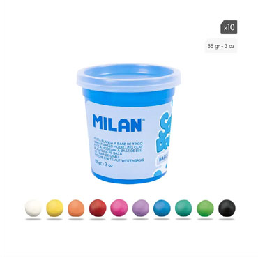 10 botes 85g. Soft Dough  Milan 913510B