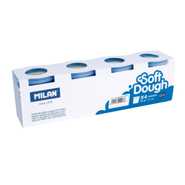CJ4 botes de 116 g. Soft Dough blanca Milan 9135111004 CJ4 botes de 116 g. Soft Dough blanca Milan 9135111004