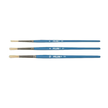 Set pinceles 511 nº 6,8,10 Milan BWM10024