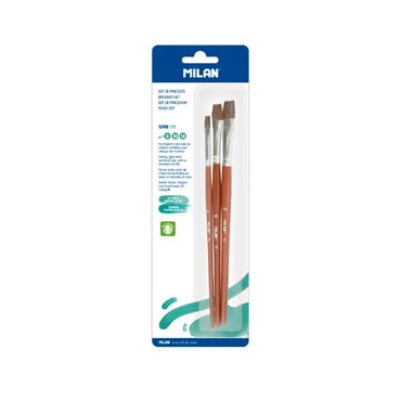 Set pinceles 121 nº 6,10,14  Milan BWM10502