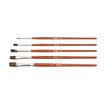 Set pinceles 121 nº 0,4,6,8,12 Milan BWM10503