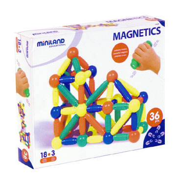 Juego magnético Magnetics (36 piezas)