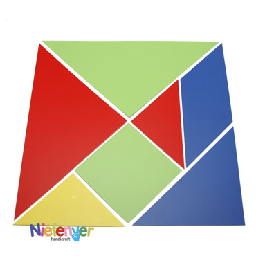 Tangram gigante plástico reciclado Niefenver 2300112 Tangram gigante plástico reciclado Niefenver 2300112