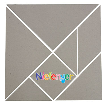 Tangram gigante cartón ecológico Niefenver 2300117 Tangram gigante cartón ecológico Niefenver 2300117