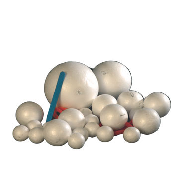 20 bolas poliestireno ø 8 cm. con gancho Niefenver 0900205