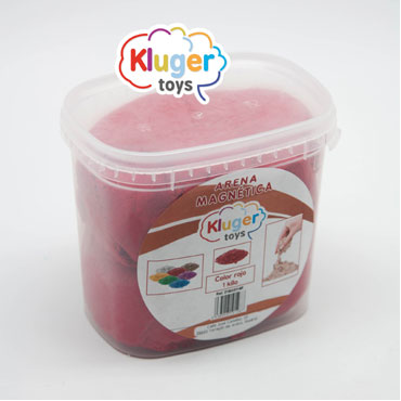 Bote 1Kg arena magnética roja Niefenver D1800114R