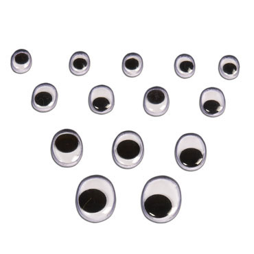 100 ojos móviles con pestañas Niefenver 0900181