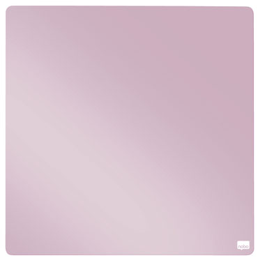 Pizarra magnética rosa 360x360mm. Nobo 1915623