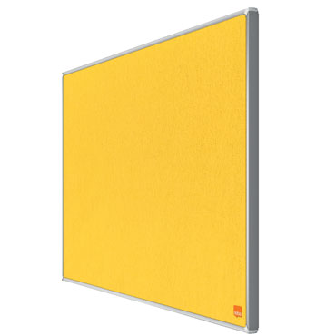 Tablero fieltro amarillo 1220x690mm. Nobo 1915431