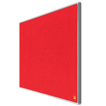 Tablero fieltro rojo 1550x870mm. Nobo 1915422