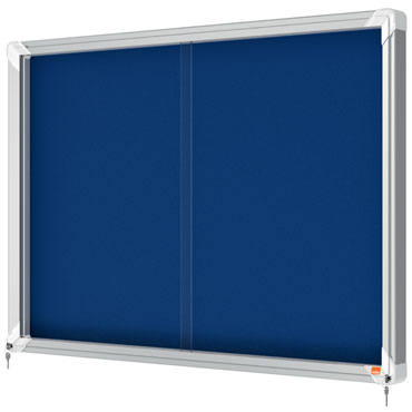 Vitrina interior azul corredera Premium Plus 27 Din A-4 Nobo 1915335