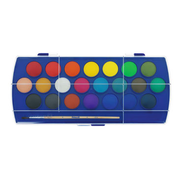 Caja 22 acuarelas con pincel Pelikan F355