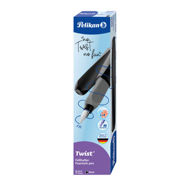Pluma estilográfica Twist negro Pelikan 100435997