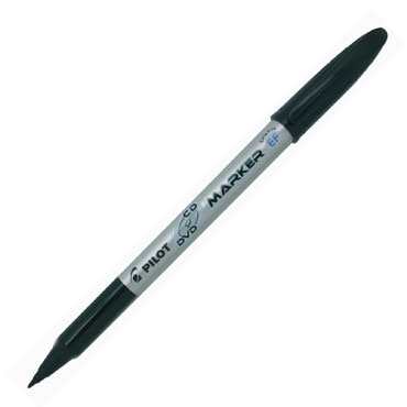 Marcador CD negro Pilot NEFN