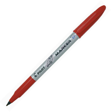 Marcador CD rojo Pilot NEFR