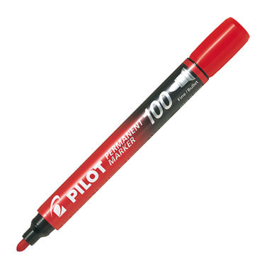 Marcador permanente SCA-100 rojo Pilot NSC100R