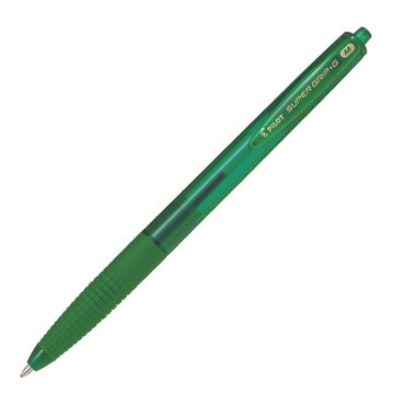 Bolígrafo Super G verde Pilot NSGGV