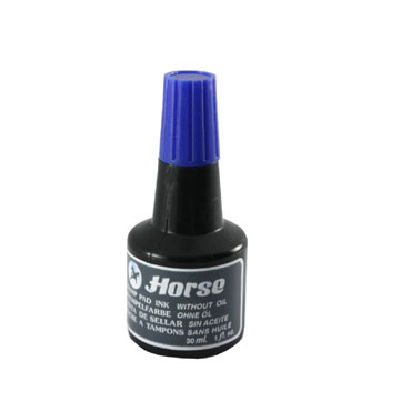 Bote tinta tampón 30 ml. azul Horse