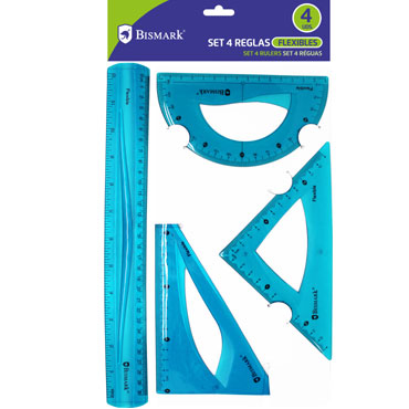 Set de reglas PVC flexible