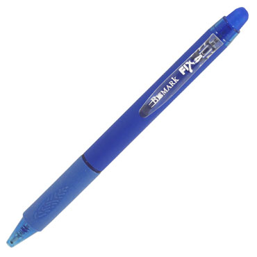 Bolígrafo borrable azul Bismark 330215