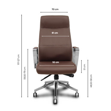 540DSSP363BARC60. Sillón dirección Ergo540 símil piel PYC ERGO540-S