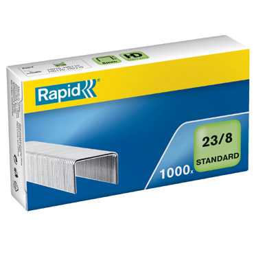 CJ1000 grapas Rapid 23/8 mm. Standard galvanizada 24869200