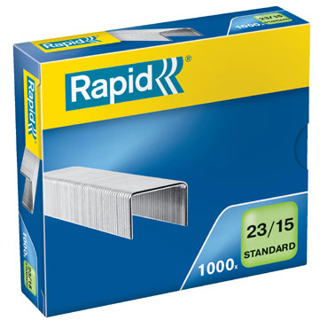 CJ1000 grapas Rapid 23/15 mm. Standard galvanizada 24869600