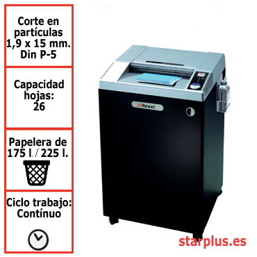 Destructora Rexel Mercury RLWM26 con microcorte para Din A-3 y uso departamental