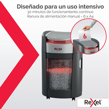 Destructora automática Rexel ShredMax AutoFeed+ 200X P5  2025200MEU