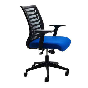 Silla oficina sincronizada 907 azul Rocada RD-907-3